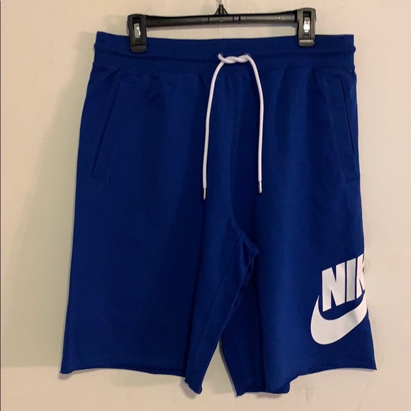 Nike Other - NIKE blue knee length athletic shorts size L.